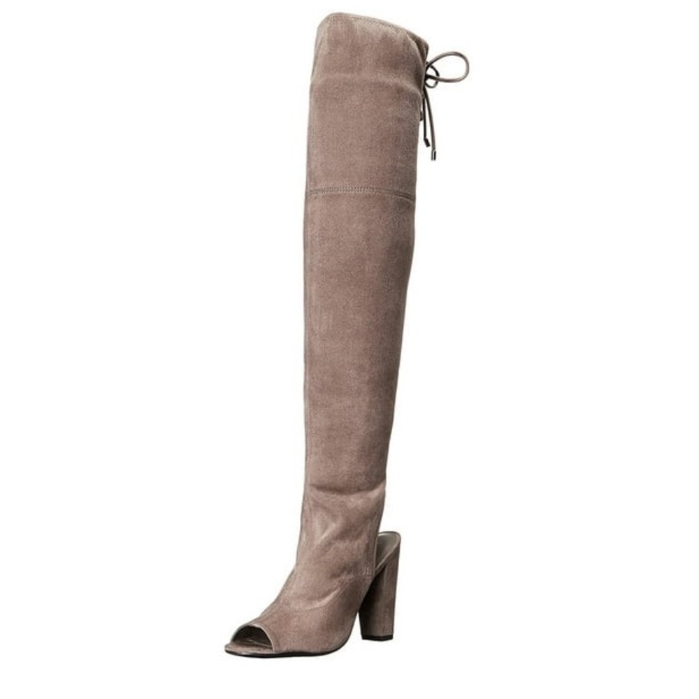 Guess Womens Galle Open Toe Knee High Fashion Boots
